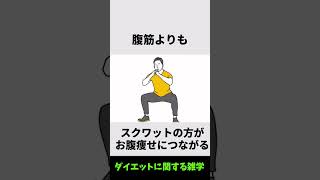 【知ると得する】ダイエットに関する雑学 #Shorts