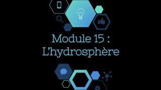 UTE - Module 15 - L'hydrosphère