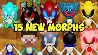 How to get ALL 15 NEW SONIC MORPHS in Find the Sonic Morphs 75 | Roblox