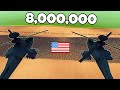 New US Army APACHE HELICOPTERS vs 8,000,000 ZOMBIES!? - UEBS 2: Ultimate Epic Battle Simulator 2