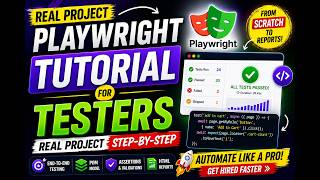 Playwright Tutorial for Testers | Real Project Step-by-Step (Beginner to Advanced)