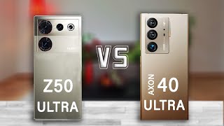 Nubia Z50 Ultra Vs Axon 40 Ultra | ZTE nubia Z50 Ultra Comparison