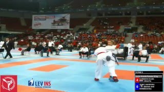 Garibovic Elma vs Tomic Anamarija _ Balkan Karate Championships 2014