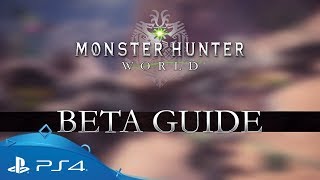 Monster Hunter: World | Beta Guide | PS4