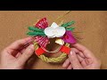 胡蝶蘭のしめ縄リース飾り（お正月飾り）の作り方 diy how to make new year s wreath