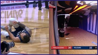 Steven Adams Injured,Throws His Shirt Super Frustrated.