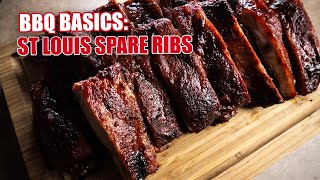 BBQ Basics: St Louis Style Spare Ribs - How to Smoke Spare Ribs