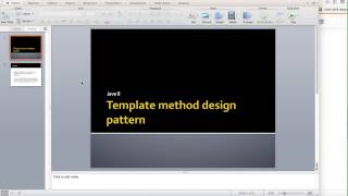 Java 8 - Template method Design pattern