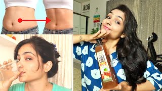 🔥I drank ACV for a week | apple cider vinegar weight loss | results | benefits #shorts #youtube