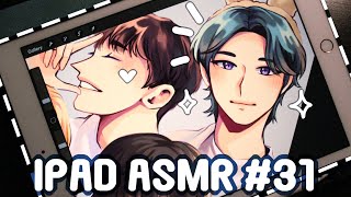 IPAD ASMR #31 | Sketching and Colouring!