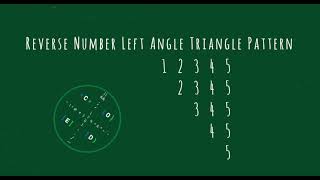 74 Number Left Angle Triangle Pattern without any pre-defined method using while loop in Python