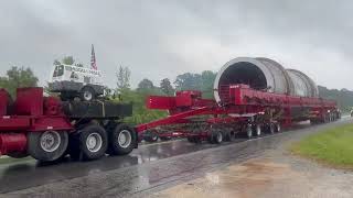 300-ton kiln begins 6-day highway trip