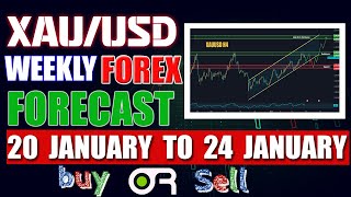 GOLD XAUUSD - GBPUSD Weekly Forecast 20 - 24 JANUARY