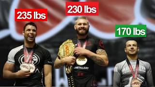 the secrets to beating bigger opponents in BJJ (competition tested)