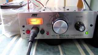 MFJ 9420 QRP TRANSCEIVER QSO M0MDA PD5GVP 8/7/11 PORTABLE STATION TEST