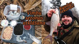 Vimbu sezonas atklāšana Lielupē (Jelgava - Kalnciems) 17.02.2023. Rauda pārsit visas ekspektācijas.