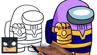 How To Draw Among Us | Thanos Imposter || Step by Step Drawing Tutorial