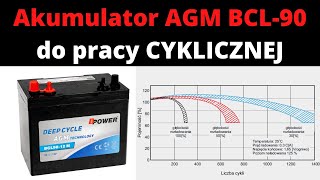 Akumulator do pracy cyklicznej. AGM BPower BCL-90 (cz.1)