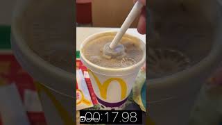 朝マック🥤コーヒーくるくる🌀選手権 第7回‼️#朝マック#mcdonalds #マクドナルド #coffee#モーニングルーティン#朝習慣#くるくる #ルーティン#asmr#整う