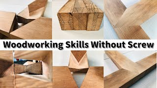 Build Hand Cut Mitred Wood Dovetails Amazing Traditional Japan Woodworking Skills Without Screw