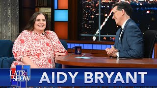 Aidy Bryant Showed Old Clips Of Stephen Colbert And Paul Dinello In Second City