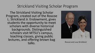 2020 Strickland Visiting Scholar Lecture