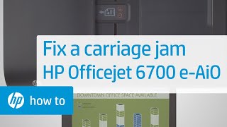 Fixing a Carriage Jam | HP Officejet 6700 Premium e-All-in-One Printer (H711n) | HP