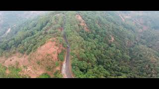 Sinhagad Road Trip Drone shooting covering ghat section and back side of sinhagad