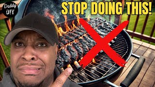 3 Simple Tips for Charcoal-Grilled Ribs (Juicy & Tender)