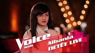 Danjela ready for the Night Live Show | Live Shows | The Voice Kids Albania 2018