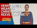 Henry Cavill in Christopher Reeve Superman Costume (November 15, 2021) - Superman Homepage Live!