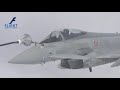 air to air refueling of military aircraft eurofighter typhoon 4k video