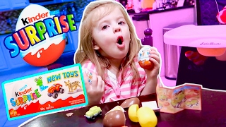 FIRST KINDER SURPRISE EGGS! NEW TOY CHANNEL?!?