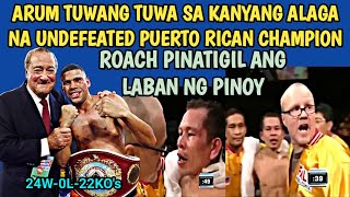 🇵🇭 Roach Isinuko Ang Laban Ng Pinoy Kontra Sa Undefeated Puerto Rican Champion