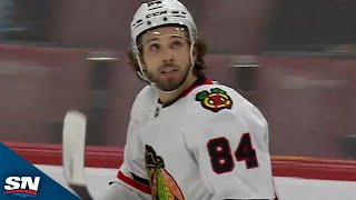 Landon Slaggert Scores Fastest Goal In Blackhawks History Just Seven Seconds After Puck Drop