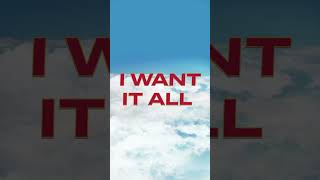 ‘Listen All You People, Come Gather Around’ the lyric video for I Want It All is out now! #shorts