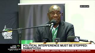 Political interference at all SOEs must be stopped: Ramaphosa