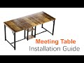 Aquzee Meeting Table Installation Guide