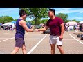 3hmongtv txuj ci 100 fitness skills challenge at the 2024 hmong memorial sports fest.