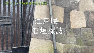 江戸城 石垣探訪その1　桜田門から本丸を目指す