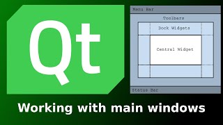 QMainWindow - Udemy Preview - Qt Widgets for Beginners