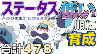 【ポケモンＳＶ全国編２５】ケケンカニ【ステータス低い順に育成】