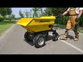 austter 100% electric power 500kg barrow mini dumper e50