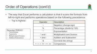 ENGR 111 Lecture 10:  Microsoft Excel 3 (2017.02.09)