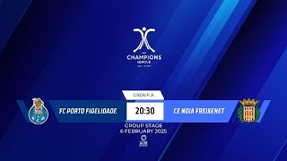 WSE Champions League Men - Group A - FC Porto Fidelidade (POR) x CE Noia Freixenet (SPA)