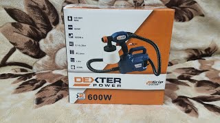 Обзор электрического краскопульта DEXTER 600W