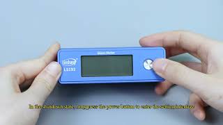 Linshang LS193 Gloss Meter Feature Operation Video