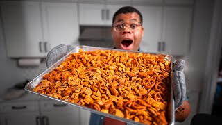 DIY Cheesy Snack Mix Recipe 🧀🥨 | Problem Solved