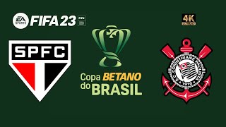São Paulo x Corinthians | Copa do Brasil | FIFA 23 Gameplay [4K 60FPS]