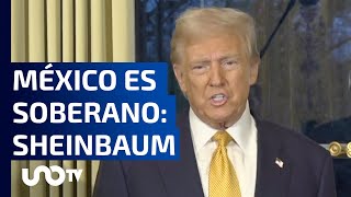 Así respondió la presidenta de México a Donald Trump